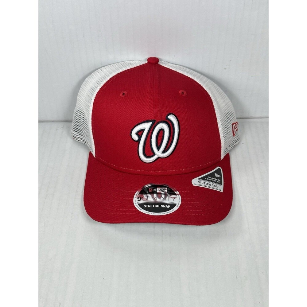 New Era Washington Nationals MLB 9SEVENTY Trucker Adjustable Stretch Snap Hat